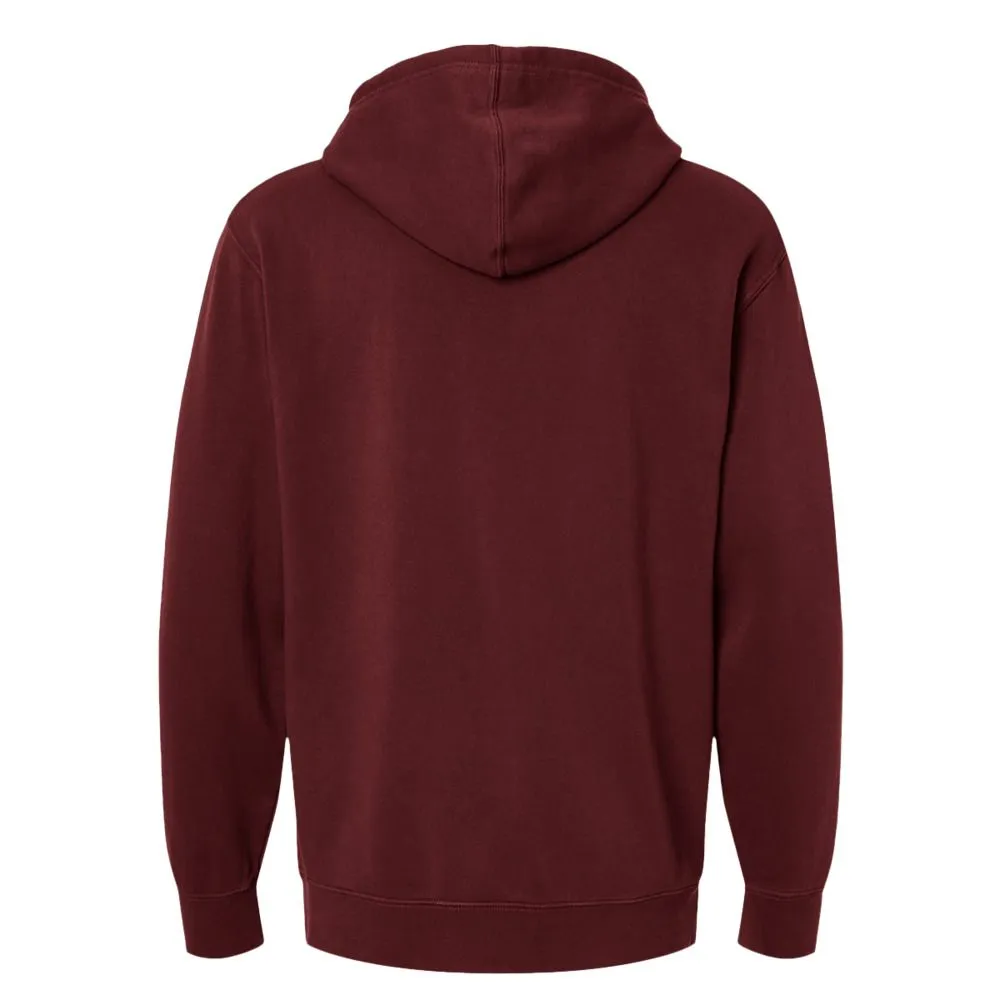 Sweatshirt à capuche London pour hommes Maroon - Radsow