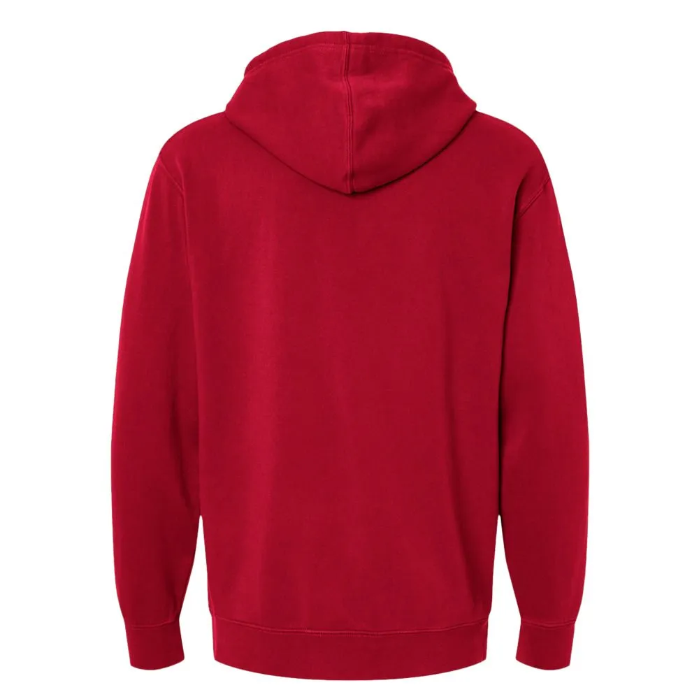 Sweatshirt à capuche London pour hommes Rouge - Radsow
