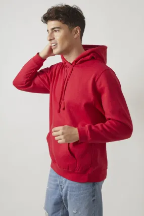 Sweatshirt à capuche London pour hommes Rouge - Radsow