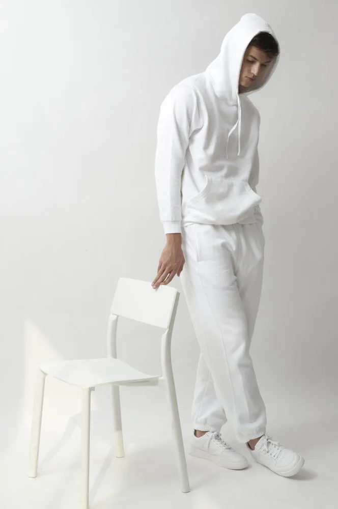 Sweatshirt à capuche London pour hommes White - Radsow