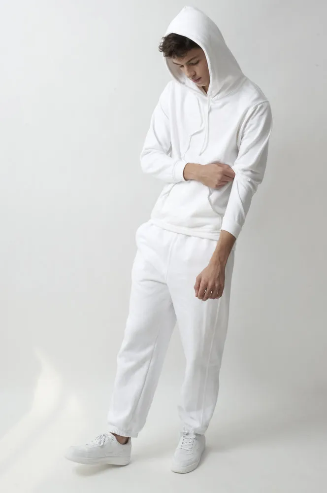 Sweatshirt à capuche London pour hommes White - Radsow