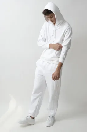 Sweatshirt à capuche London pour hommes White - Radsow