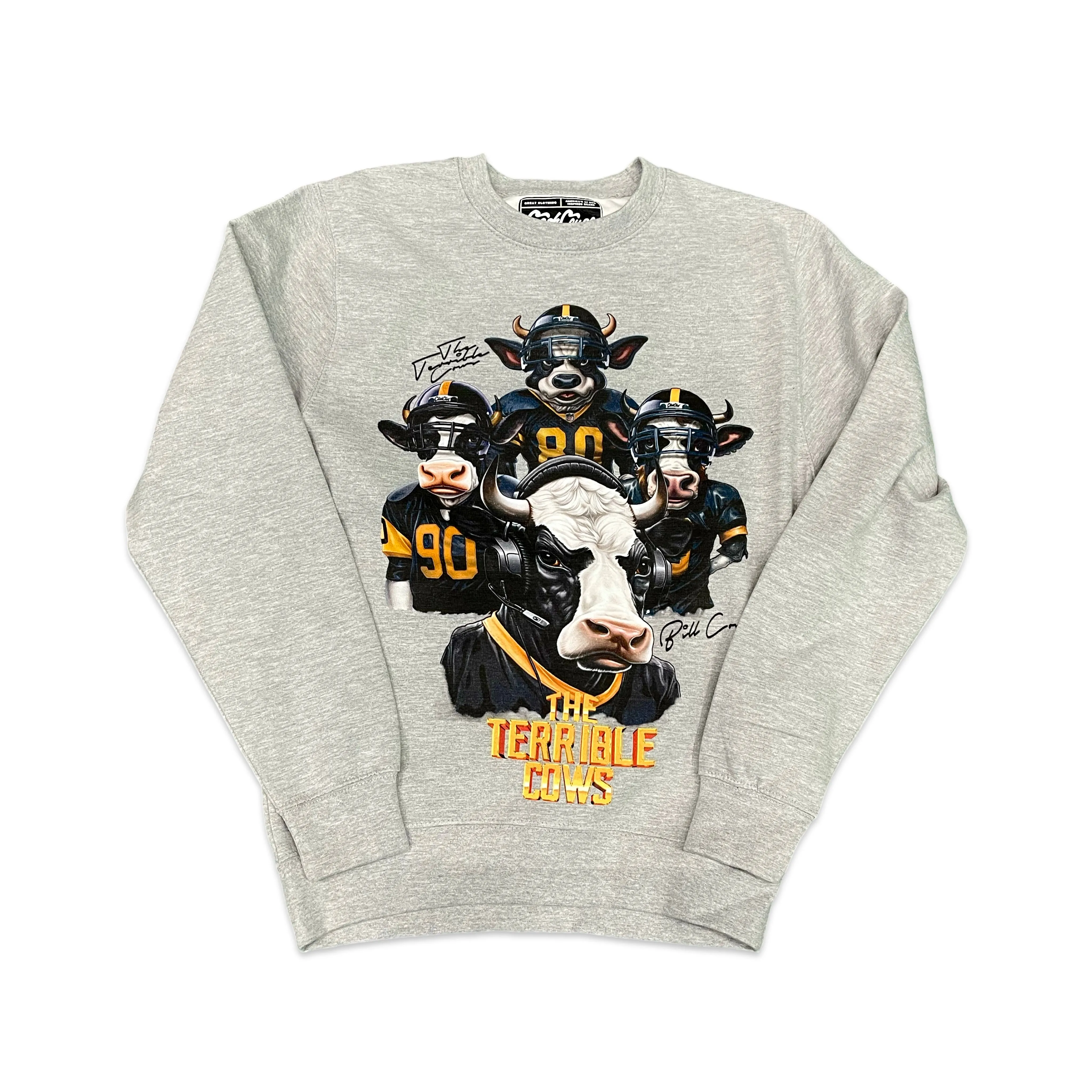 The Terrible Cows DTG Print Sweatshirt