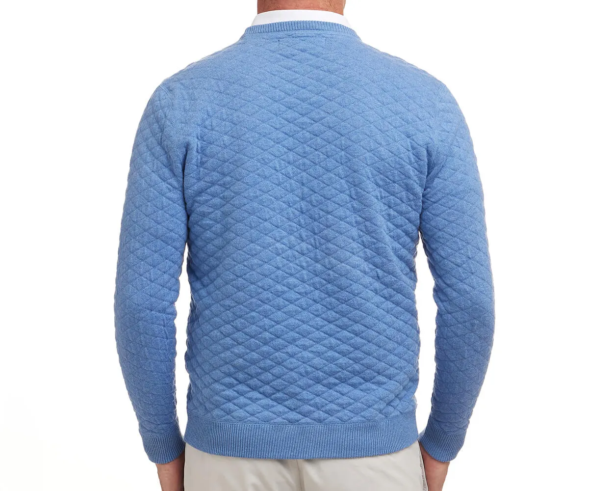 The Ward Sweater: Heathered Oxford