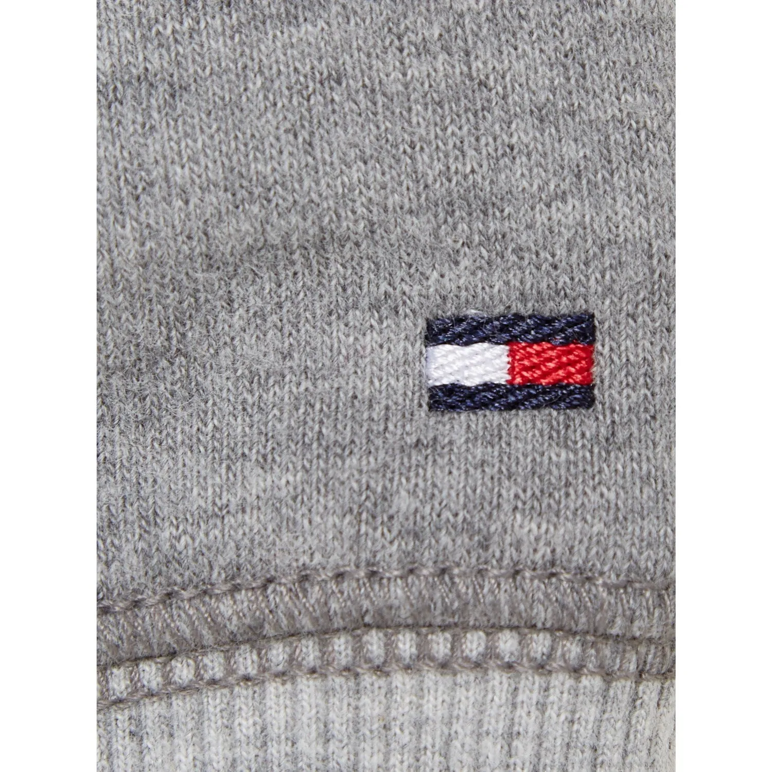 Tommy Hilfiger Grey Heather Mix Monotype Spliced Printed Cn Crewneck
