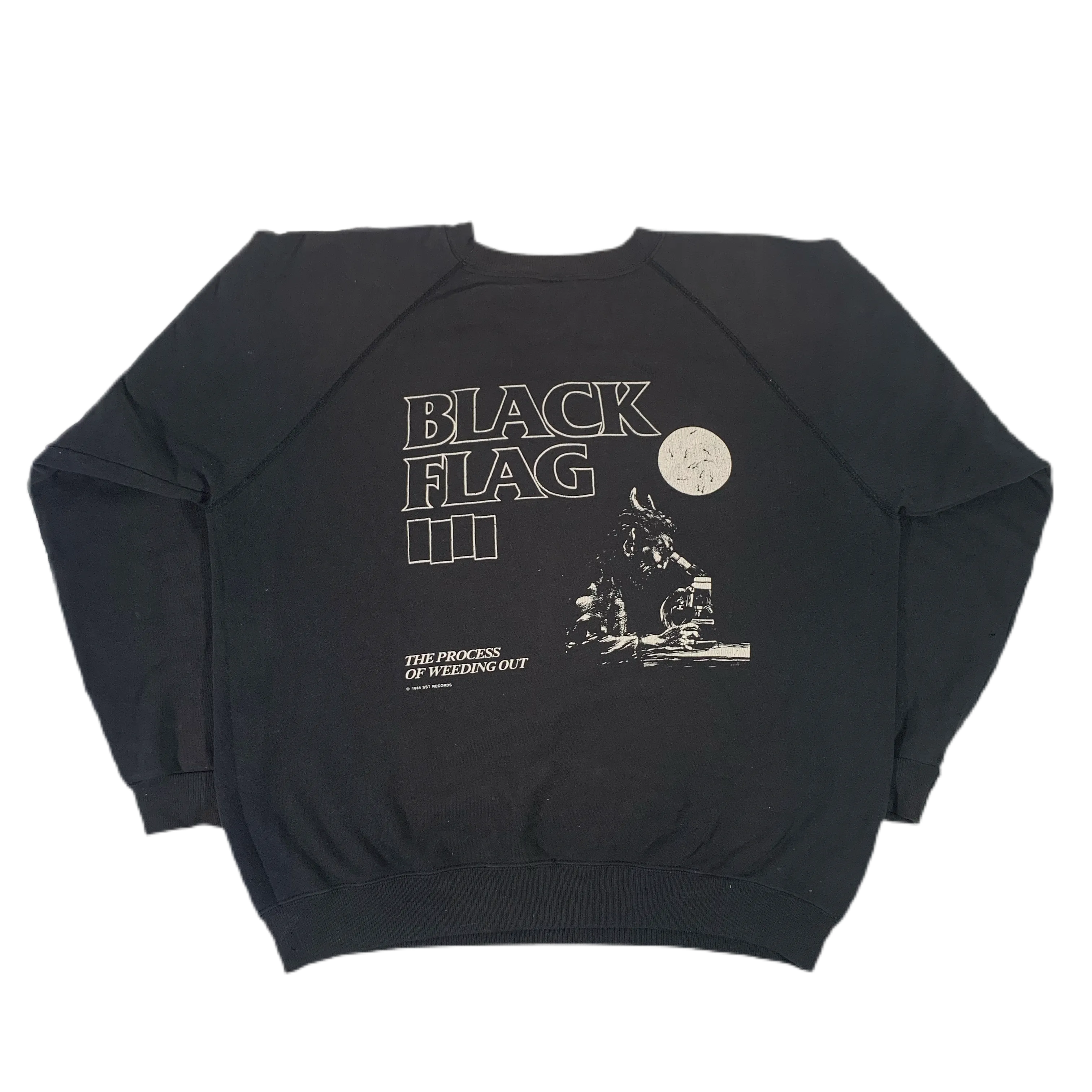 Vintage Black Flag "The Process Of Weeding Out" Raglan Sweatshirt