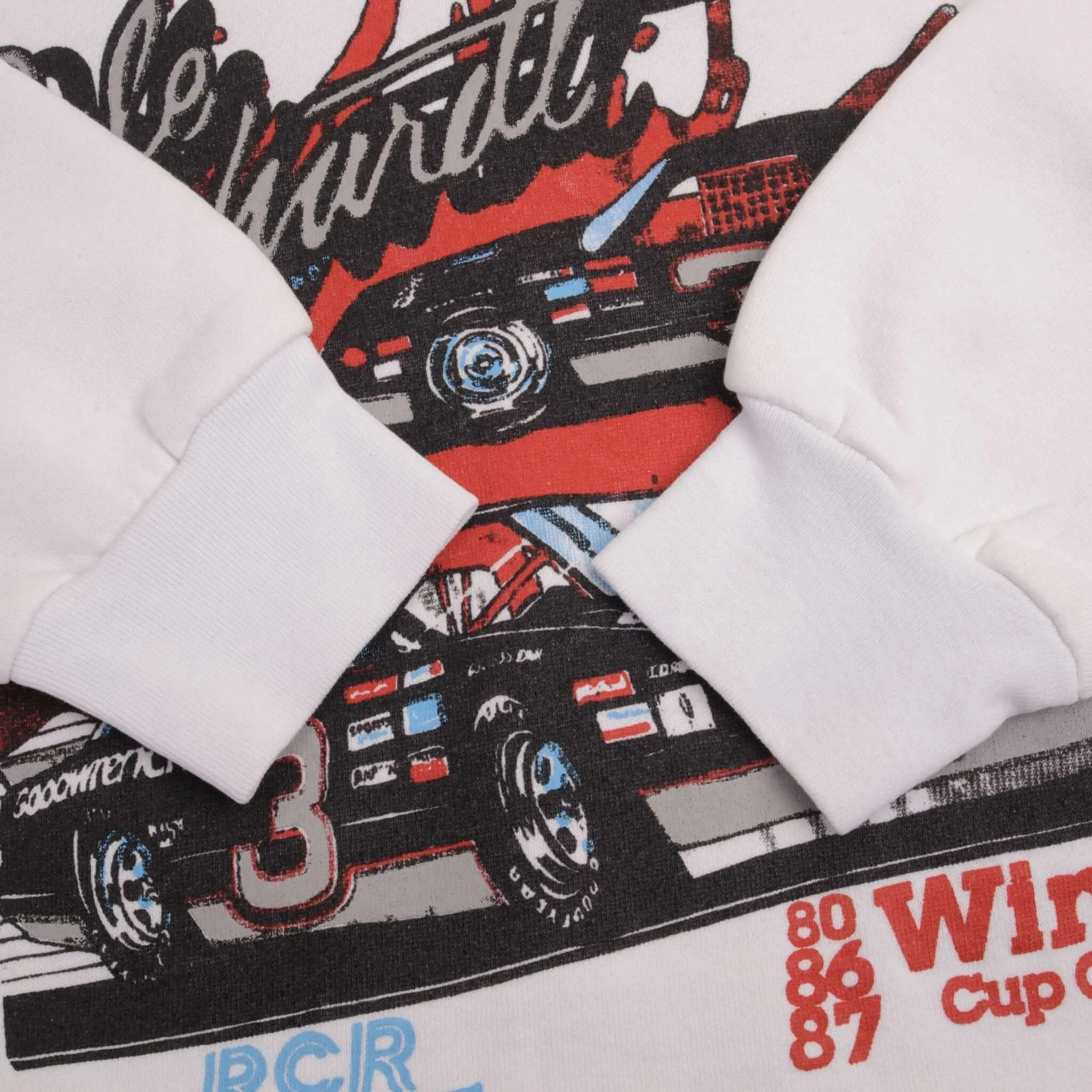 VINTAGE NASCAR DALE EARNHARDT WINSTON CUP SWEATSHIRT 1987 MEDIUM MADE IN USA