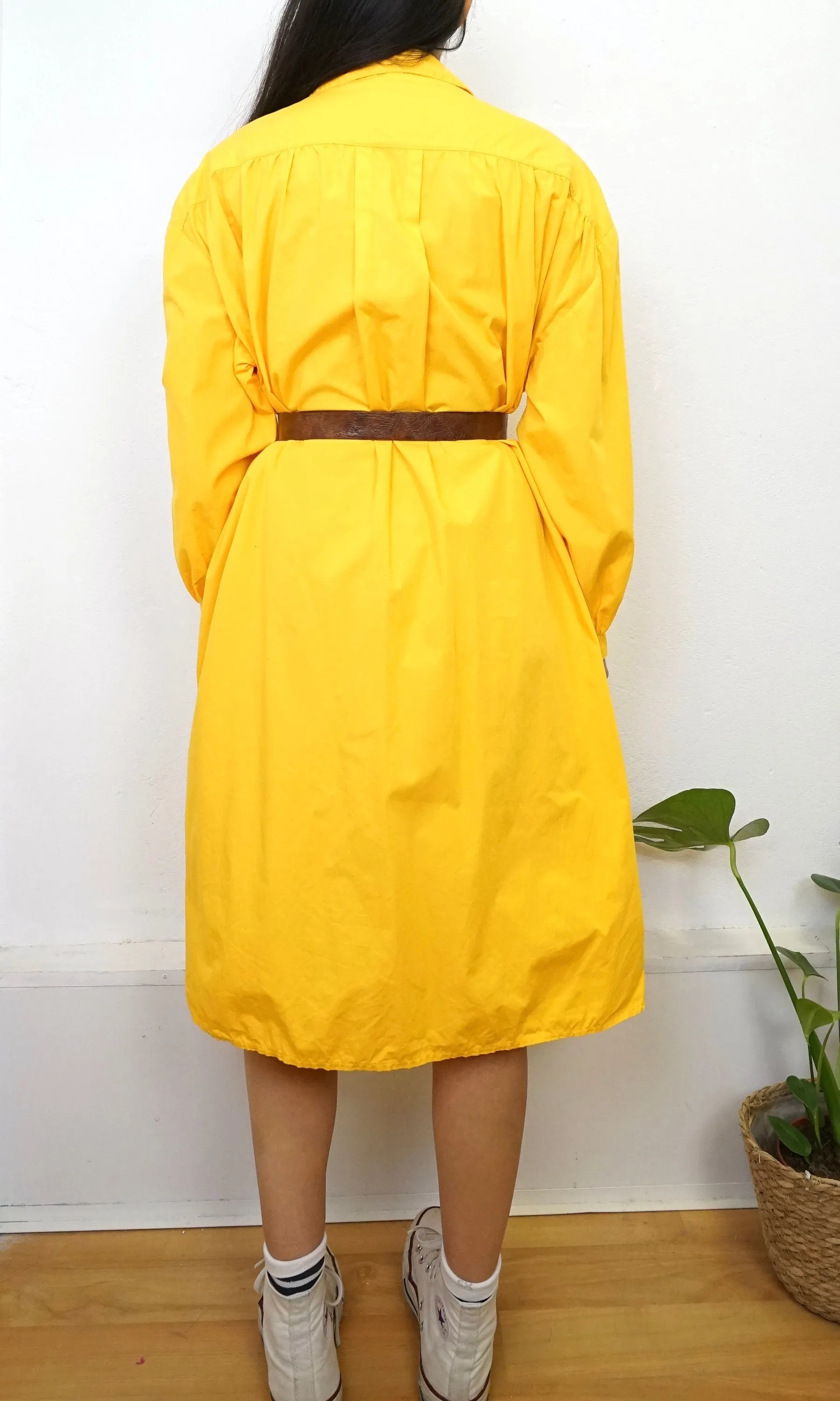 Vintage yellow Dress size M