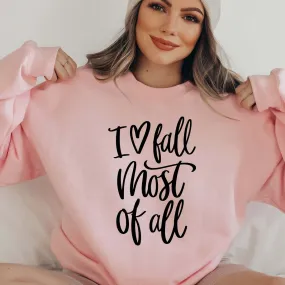 Wild About Fall Heart Wholesale Graphic Sweatshirt - Quick Shipping