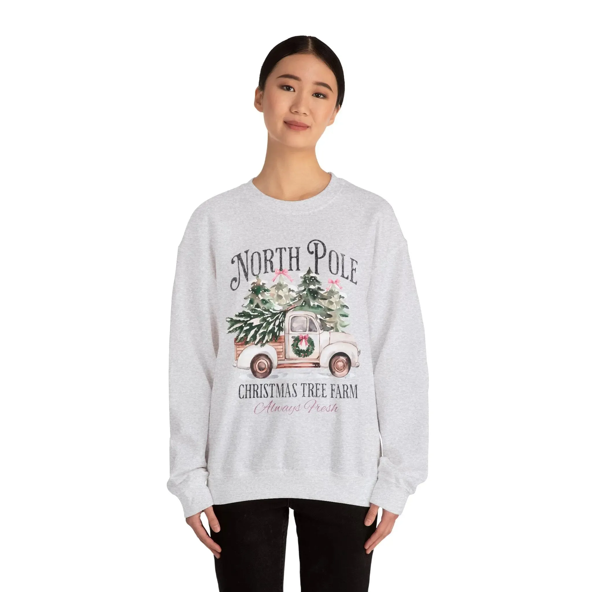 Womenswear Christmas Tree Farm Crewneck Sweatshirt