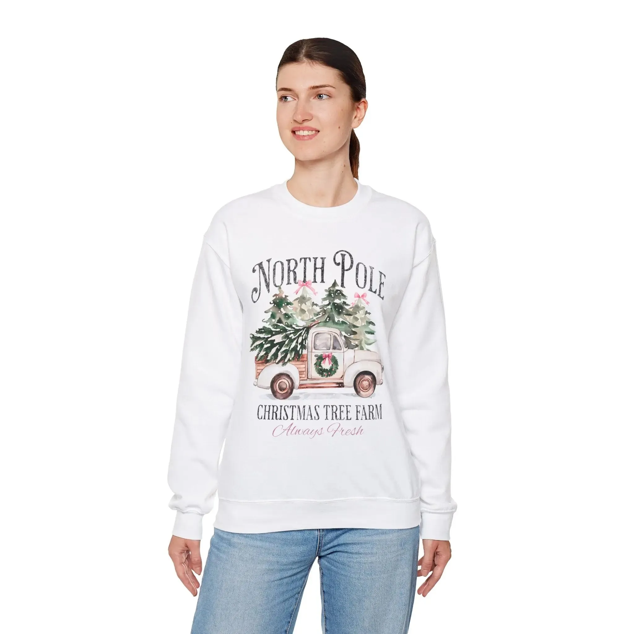 Womenswear Christmas Tree Farm Crewneck Sweatshirt