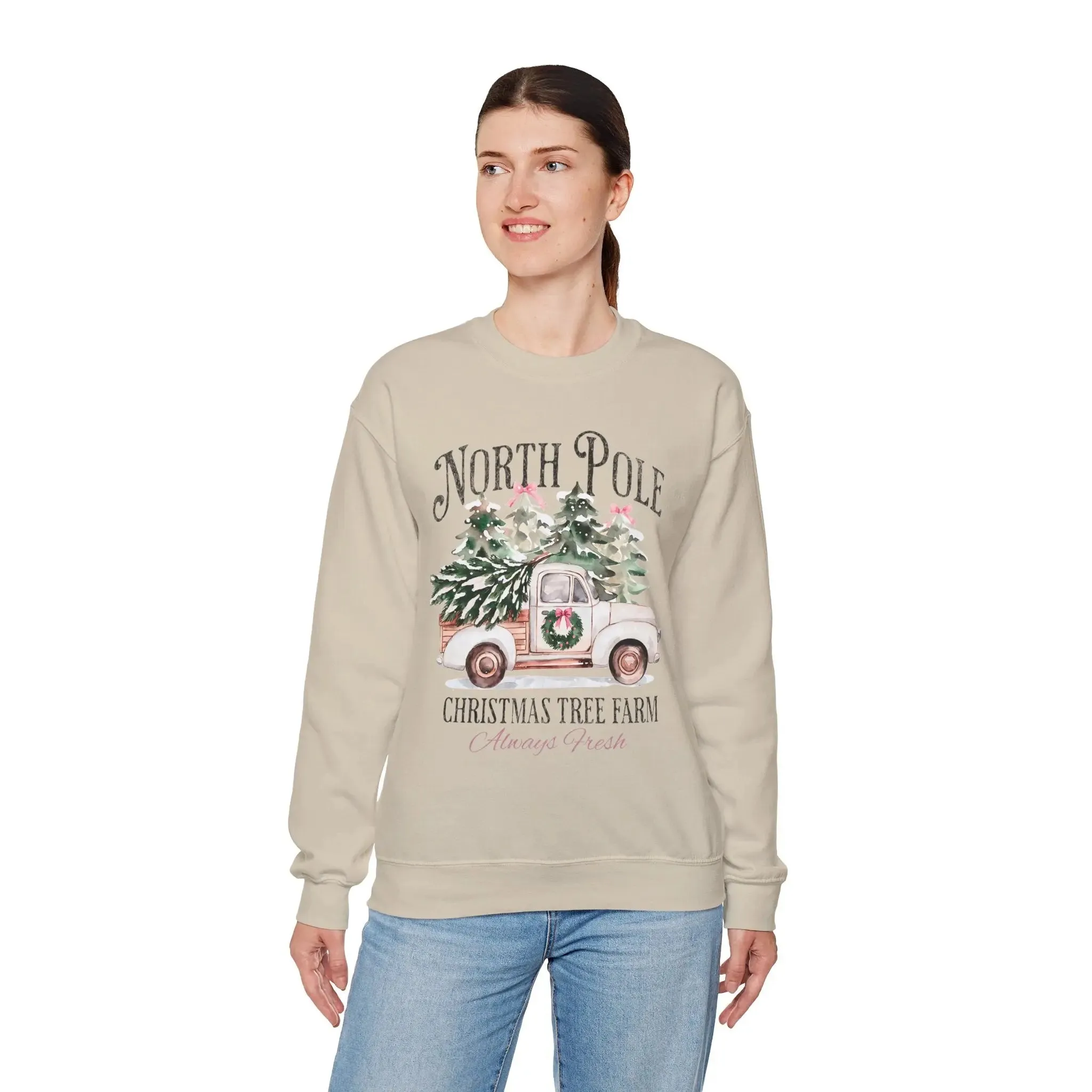 Womenswear Christmas Tree Farm Crewneck Sweatshirt