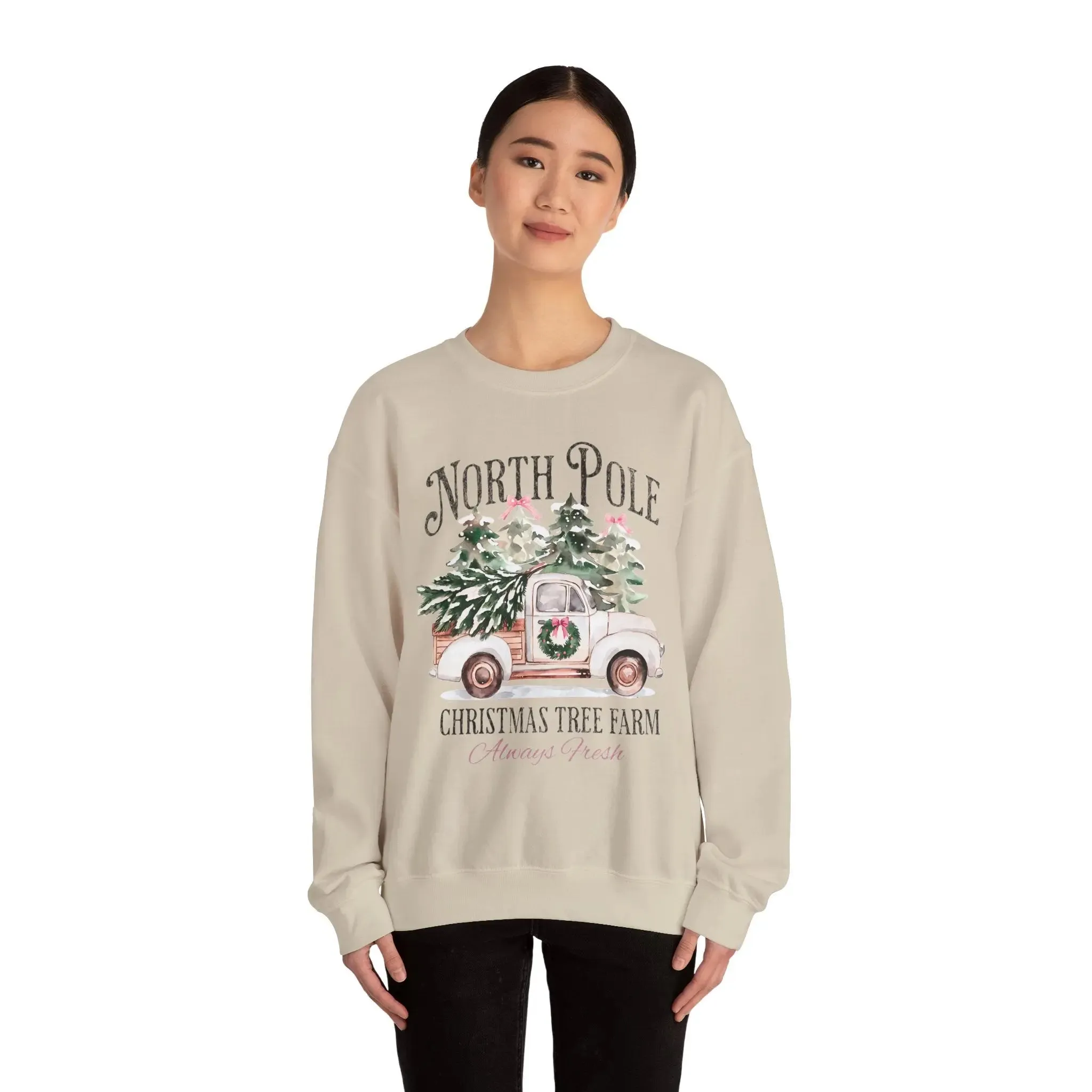 Womenswear Christmas Tree Farm Crewneck Sweatshirt