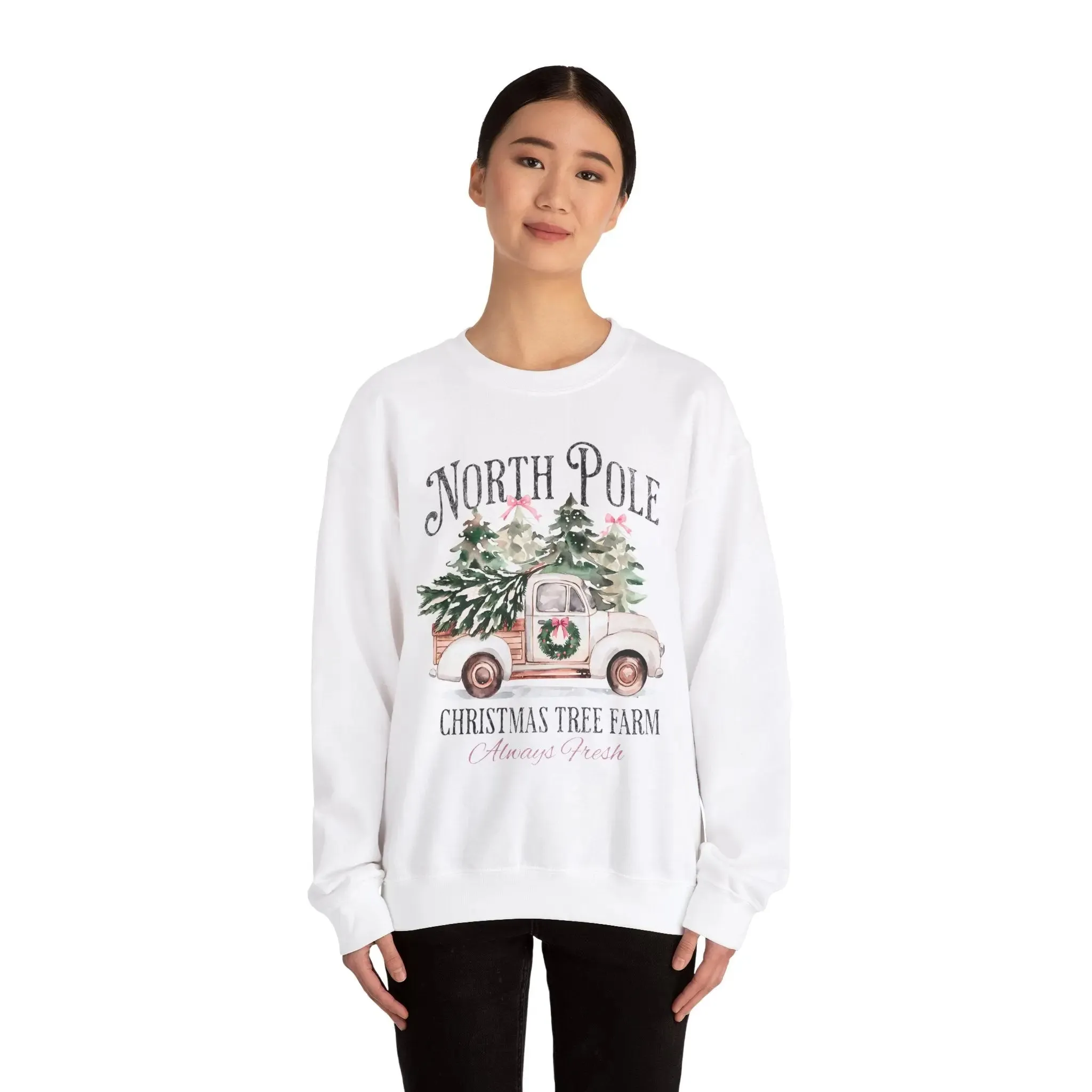 Womenswear Christmas Tree Farm Crewneck Sweatshirt