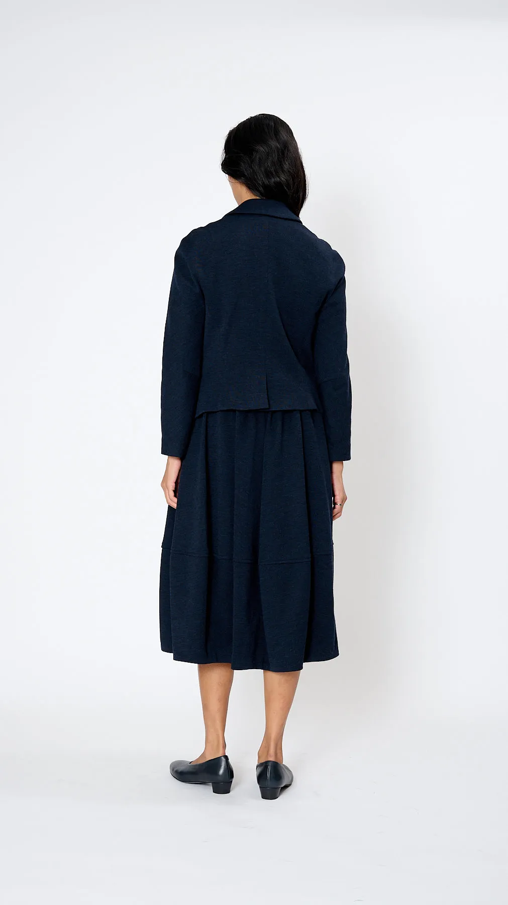 Wool Blazere in Navy