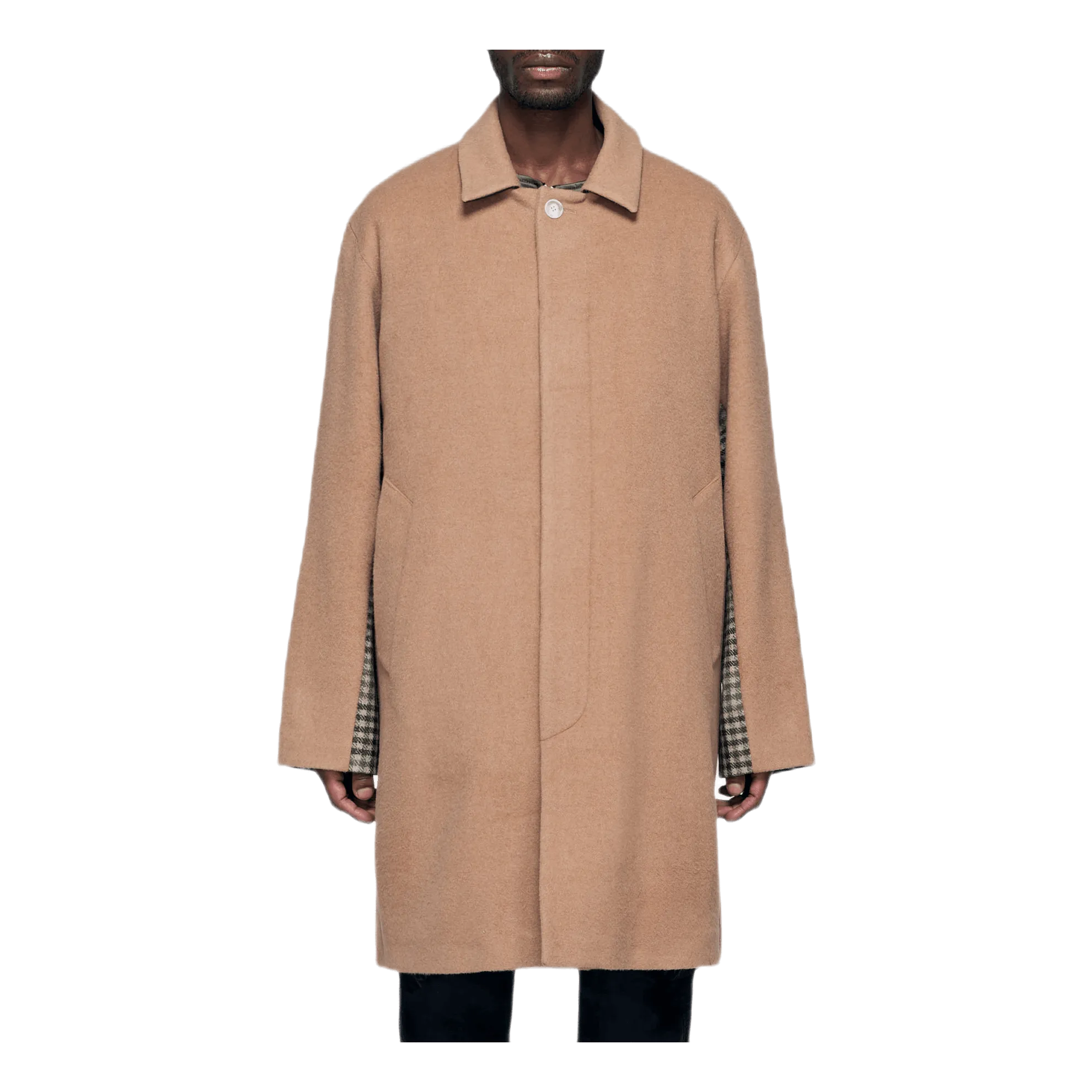 Wool Overcoat Khaki