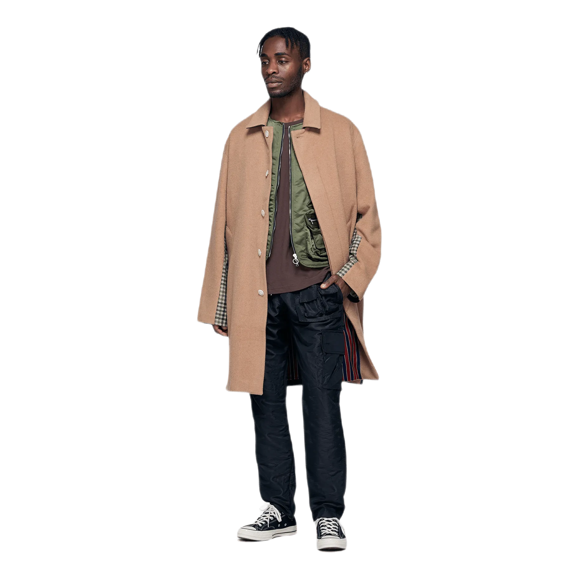 Wool Overcoat Khaki