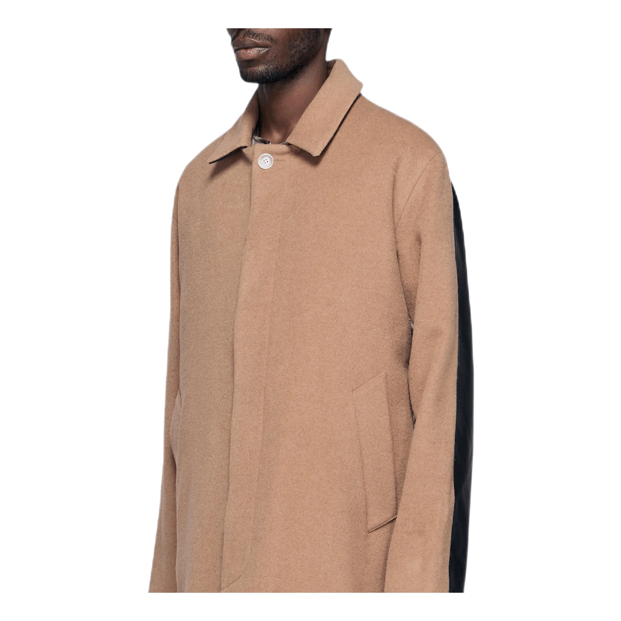 Wool Overcoat Khaki