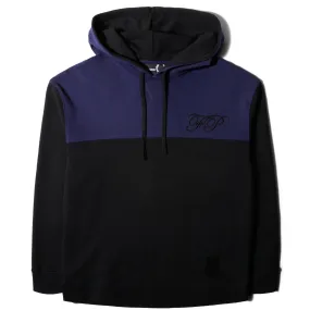 x Raf Simons EMBROIDERED INITIAL HOODED SWEAT