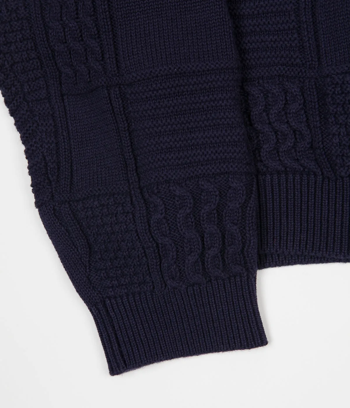 Yardsale Knitted Crewneck Sweatshirt - Navy